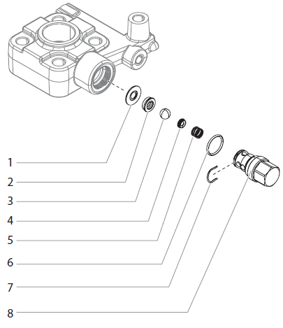 Elite 3000 Outlet Valve Assembly Parts